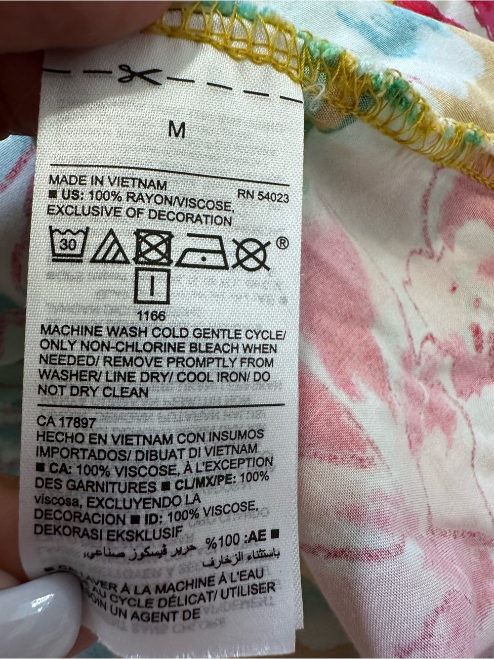 Old Navy Women’s M Viscose Blend Yellow Floral Fit-and-Flare Sundress Summer - Picture 10 of 13